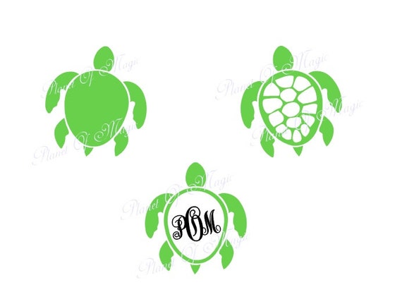 Download Sea Turtle SVG File Turtle Monogram Svg Sea Life SvgTurtle