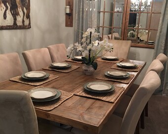 Rustic Dining Room Table - Reclaimed Wood and Lumber