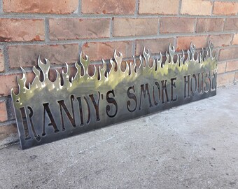 Custom Metal Sign - Barbeque, Barbecue, BBQ, Smoker, Green Egg, Traeger