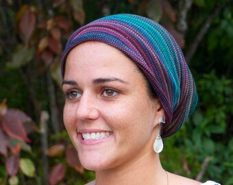 Bright Earths Tribal Cover All Head wrap Turban Wraps Cotton Chemo Hair Scarf Chemo Headwear Chemo Hat