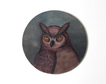 faux taxidermy owl