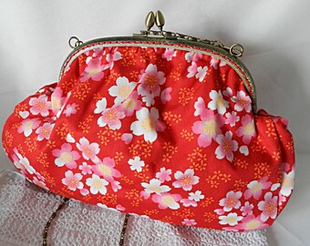 Retro floral fabric bag