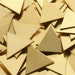 NuGold Triangles - 22 ga, stamping blanks, metal blanks, 22 gauge, stamping supplies geometric stamping blanks, Bopper, hand stamping blanks