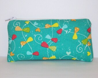 Kites Pipe Pouch, Pipe Case, Pipe Bag, Small Pouch, Padded Pouch, Stoner Gift, Cute Pouch, Hippie Purse, Boho Bag, Weed Pouch - 5.5" SMALL