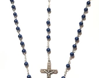 Traditional Catholic Rosary Beads,Divine Jesus Rosary,Prayer Beads,5 Decade Rosary