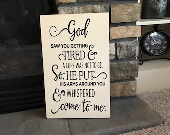 Memorial Gift/Remembrance Sign/Family/Funeral/Loss/Sympathy Gift