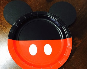 Mickey Mouse dessert plates