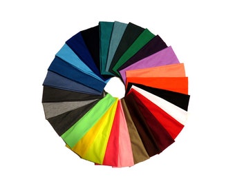 12 2.5" COTTON HEADBANDS - You choose colors