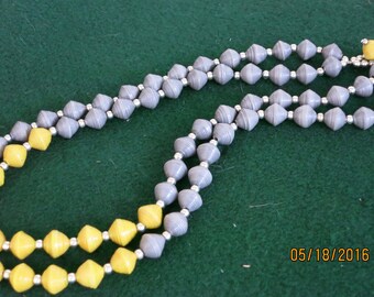 Antoinette - Recycled paper jewelry set