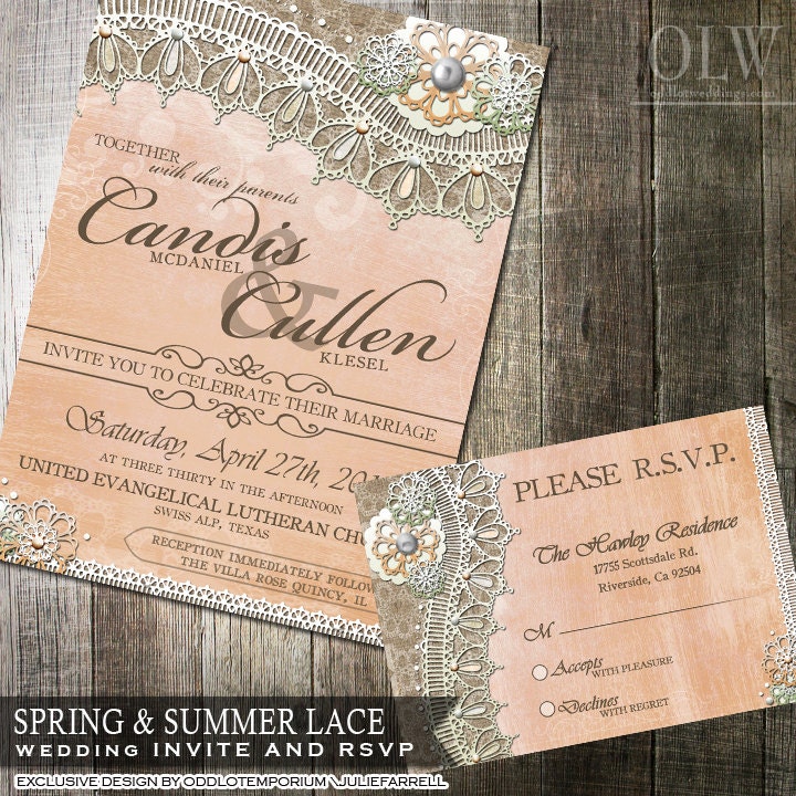 wedding invites and rsvp