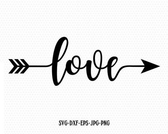 Download Love Valentine SVG Valentines Day SVG Love arrow SVG CriCut