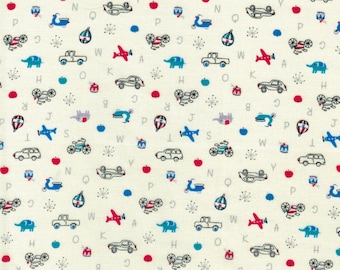 Transportation - Minny Muu - Lecien Fabrics - 100% Cotton Fabric