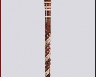 Walking Stick Cane Handmade Wooden Stick High Quality Unique Handcrafted Work of Art It Can Be Made Special to You Great as a Gift - ASA001