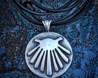 Camino de Santiago Handmade Sterling Silver Camino Shell Necklace Camino Jewelry