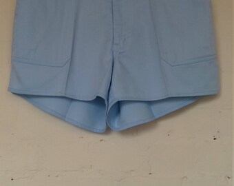 Light pastel blue shorts - size 10/12