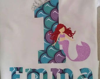 personalized mermaid shirt