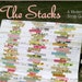 The Stacks Quilt Pattern, Modern Scrap Quilt Pattern, Easy Quilt, PDF, Instant Download, qtm