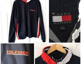 90s Tommy Hilfiger Windbreaker Jacket Large
