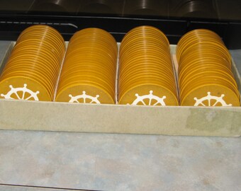 POKER CHIPS Butterscotch clay