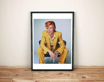 David Bowie Print- David Bowie Poster- Classic David Bowie Photo