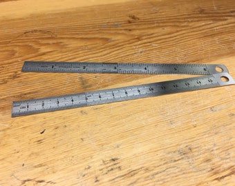 6" Steel Ruler 2 pieces (35.510)