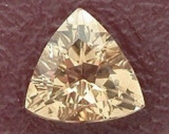 3mm triangle trilliant champagne topaz gemstone gem