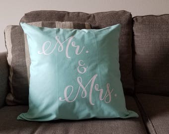Mr. & Mrs. Pillow Custom