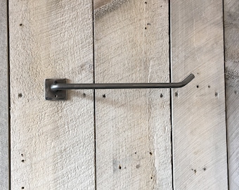Simple Modern Farmhouse Small towel bar, farmhouse paper towel holder, wrought iron towel bar, kitchen towel bar, towel bar, bath hardware