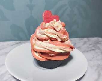 Chocolate Covered Strawberry Soapy Cupcakes