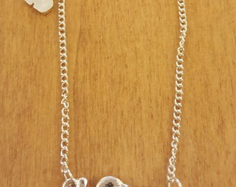 Mother and Baby Elephant Necklace, Gold and Silver Style Elephant Necklaces, Classic and quirky detail Pendant Necklaces