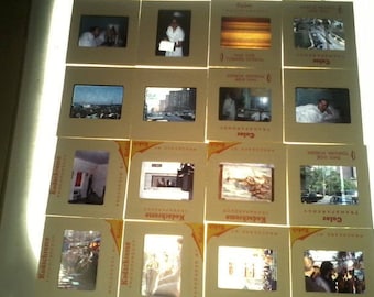 Vintage slides 35mm images-- 100 misc. scenes