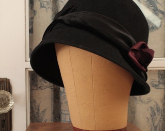 Antique 1920’s Langston Bourquin Cloche Hat