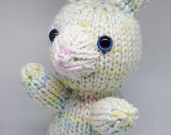 Hand Knit Easter Bunny