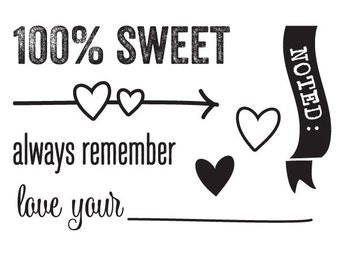 Elle's Studio - Penelope 100% Sweet Stamps -- MSRP 4.25