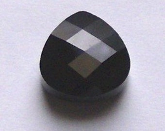 Swarovski Elements Crystal Pendant Flat BRIOLETTE 6012 Crystal Pendant JET Black -- Available in 11x10mm and 15x14mm