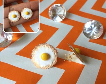 Sunny Side-Up Egg Earrings