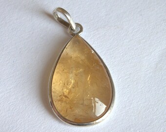 Sterling Silver Citrine Pendant