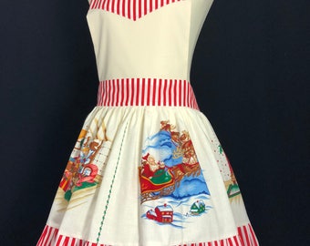 Vintage Christmas Style Aprons for Women