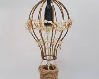 READY TO SHIP Hot Air Balloon Pendant Light Chandelier Hanging Light Hot Air Balloon Decor