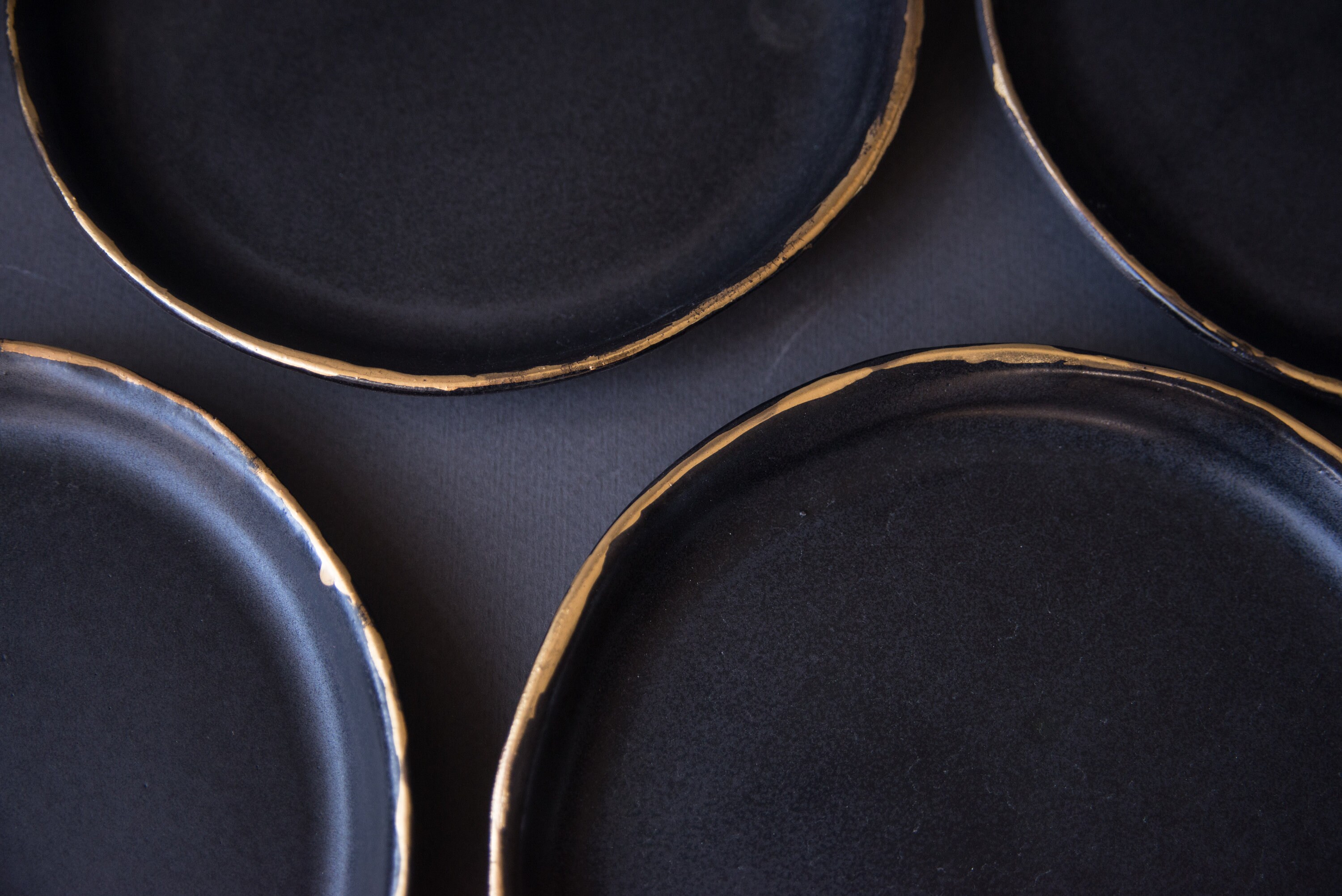 Goldrand schwarz rustikalen handgefertigt handgefertigte