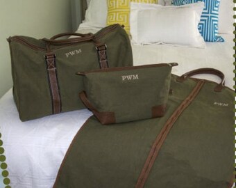 Men's Garment bag ~ Monogrammed Suit bag