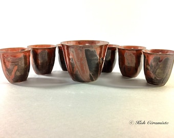 Cup porcelain Brown (small)
