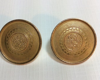 Vintage Miriam Haskell Gold Earrings