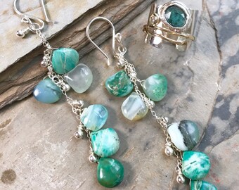 Opal Droplets Earrings