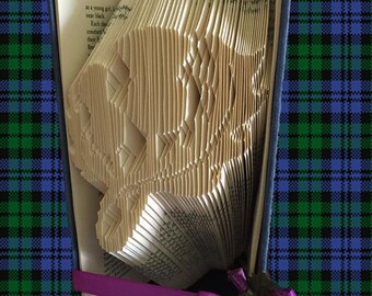 Scottish Thistles book folding pattern-updated 2018|National Emblem, Scotland,St Andrew|Instant download plus tutorial and FREE pattern!