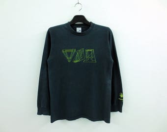 Stussy Shirt Womens Size S Stussy Vintage Faded Long Sleeve T Made in USA