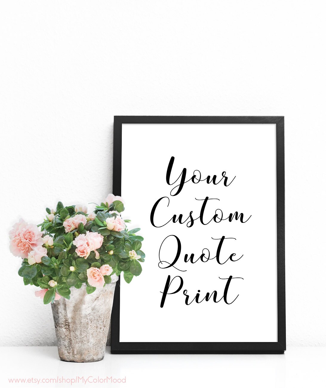 Custom printable quote Custom word art print Typography