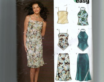 New Look Misses' Skirt and Top Pattern 6437