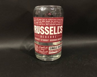 Wild Turkey Candle Russell's Reserve Single Barrel Bourbon WHISKEY BOTTLE Soy Candle.With/Without Base Made to Order. Russels Reserve Candle