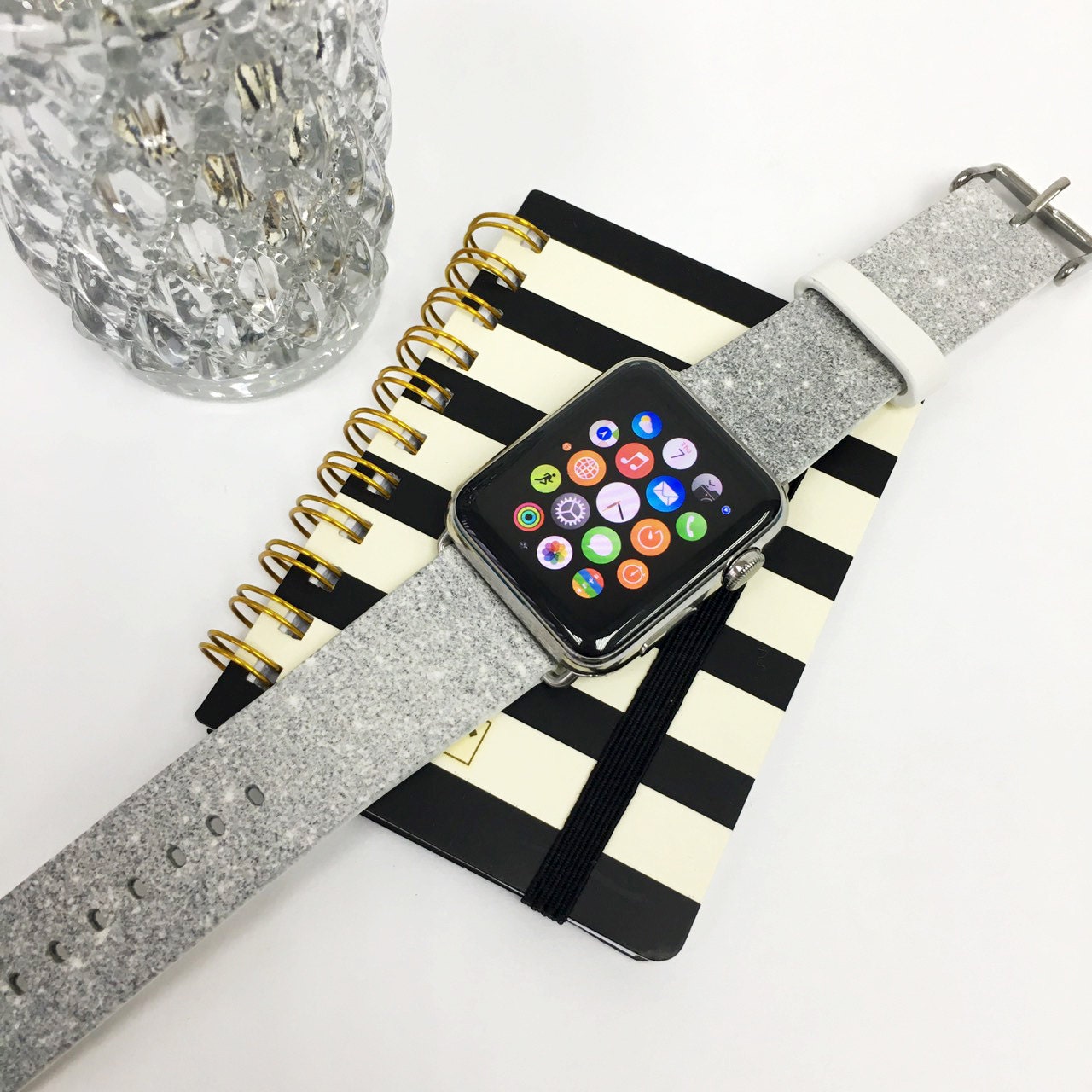 glitter iwatch band